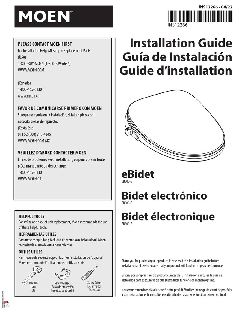 Moen EB800-E installation guide