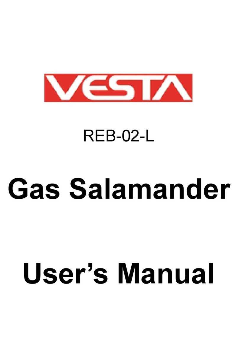 Vesta REB-02-L user manual