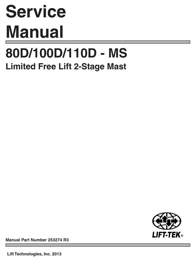 Lift Tek 80D-MS Service manual