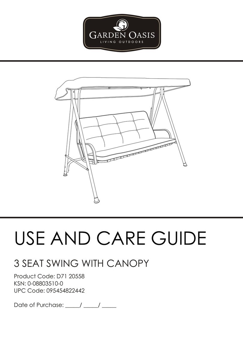 Garden Oasis D71 20558 Use and care guide Garden Oasis D71 20558 Use and care guide