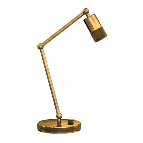 RH UTILITAIRE TASK TABLE LAMP Instruction manual