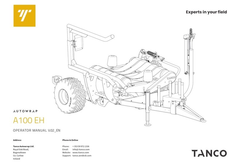 Tanco Autowrap A100 EH Operator's manual