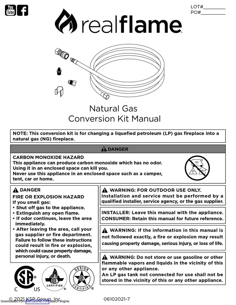 RealFlame G0004-02 User manual RealFlame G0004-02 User manual