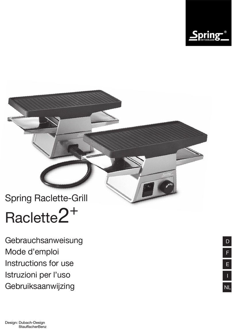 Spring Raclette2+ User manual