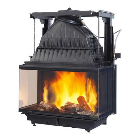 Cheminees Philippe RADIANTE 890 3V Installation & user manual