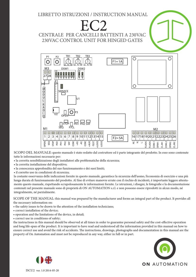 On Automation EC2 instruction manual