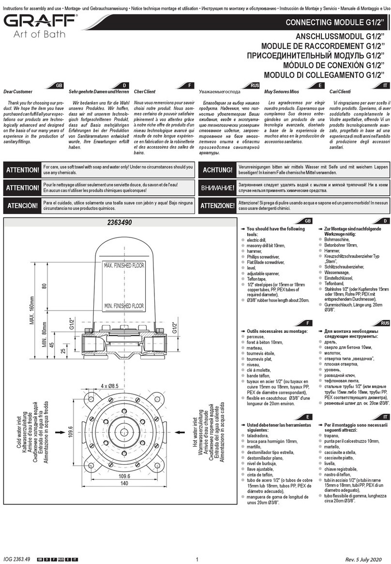 Graff 2363490 Operator's manual