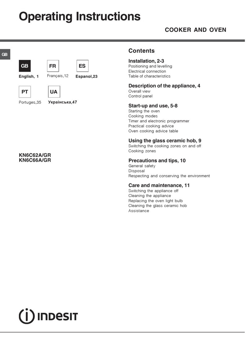 Indesit KN6C62A/GR User manual