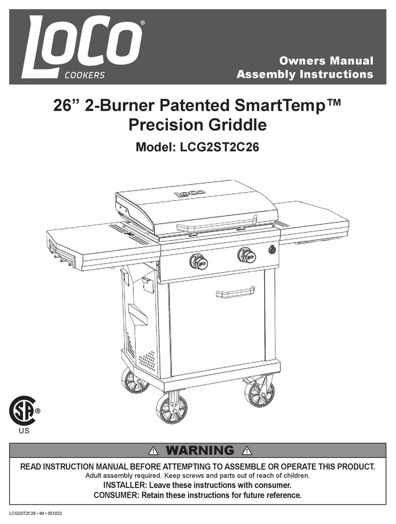 LOCO COOKERS SmartTemp LCG2ST2C26 owner's manual LOCO COOKERS SmartTemp LCG2ST2C26 owner's manual