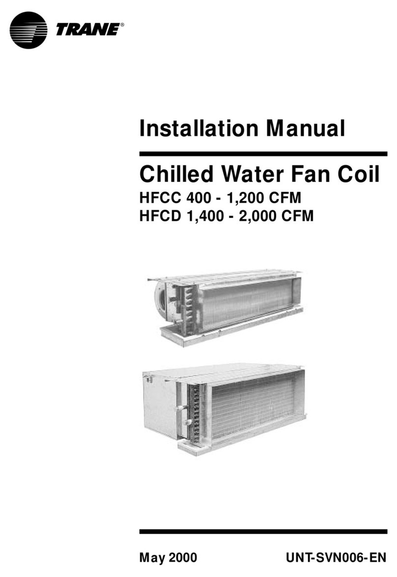 Trane HFCC Series User manual