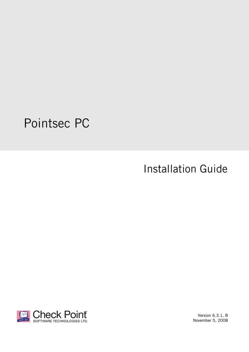 Checkpoint Pointsec PC installation guide