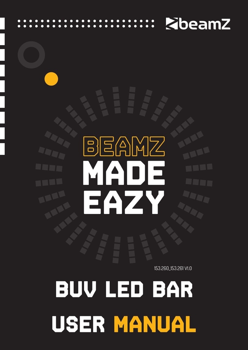Beamz MADE EAZY BUV LED BAR user manual