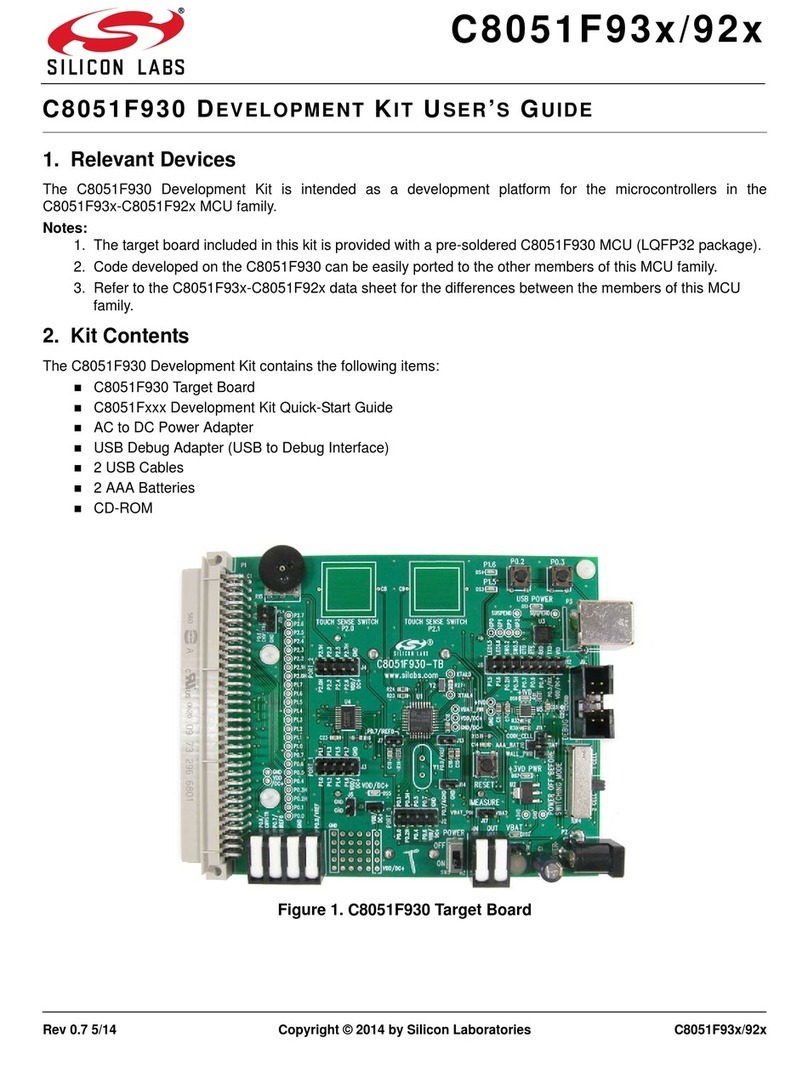 Silicon Laboratories C8051F93 Series user guide