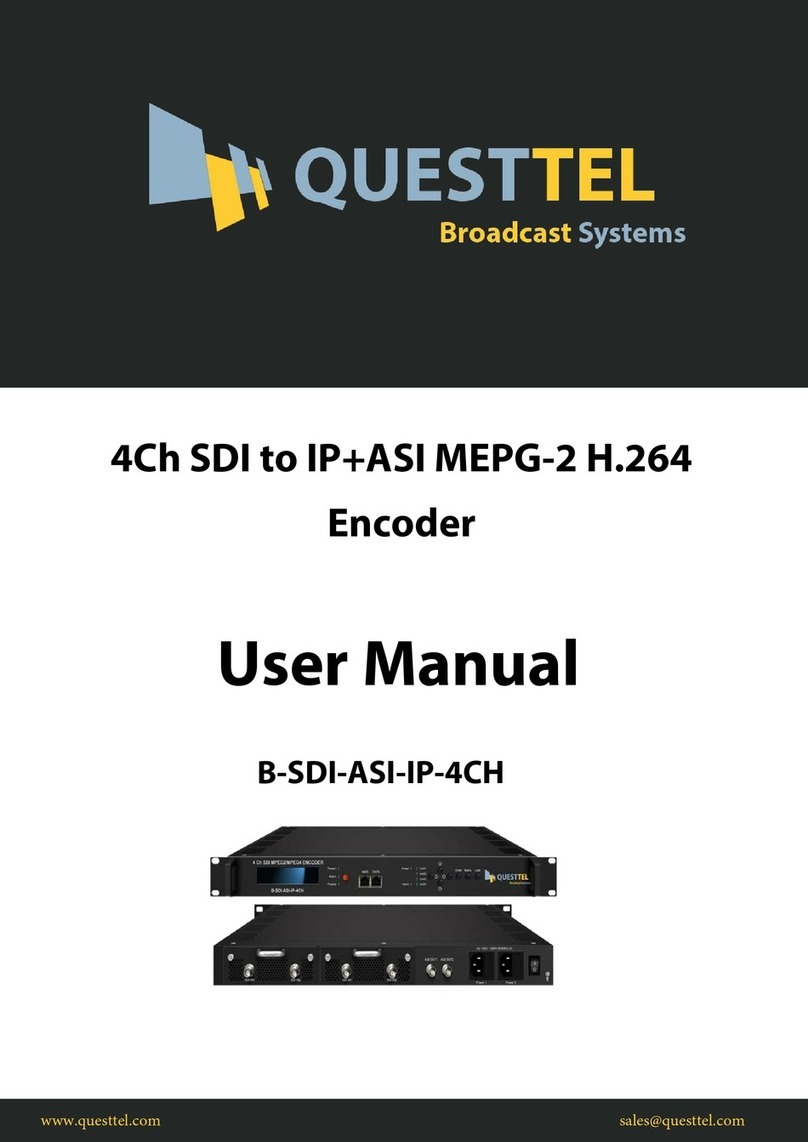 Questtel B-SDI-ASI-IP-4CH user manual