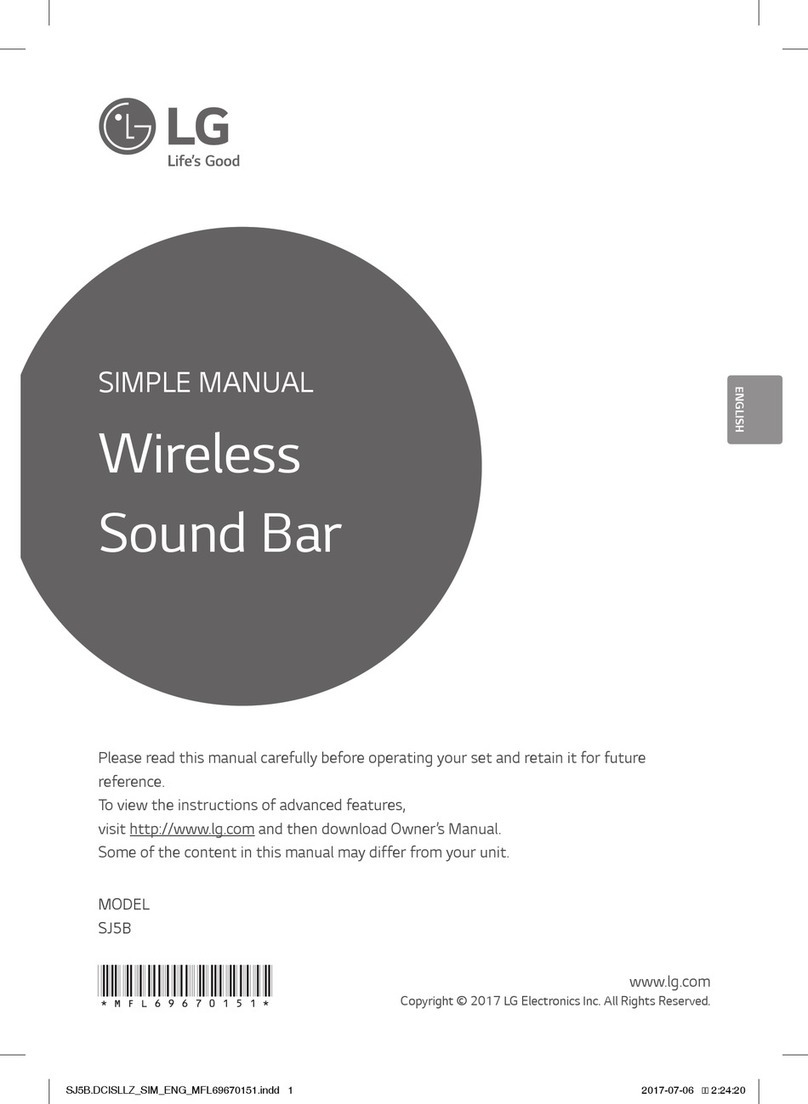 LG SJ5B Simple manual