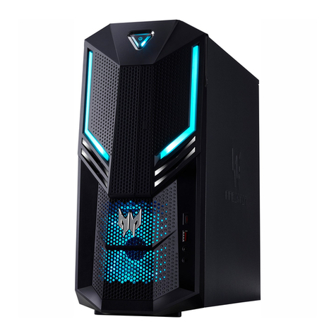 Acer PREDATOR ORION 3000 600 I9100 user guide