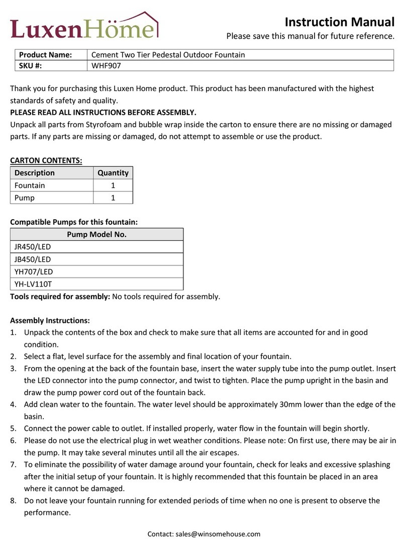 LuxenHome WHF907 User manual LuxenHome WHF907 User manual