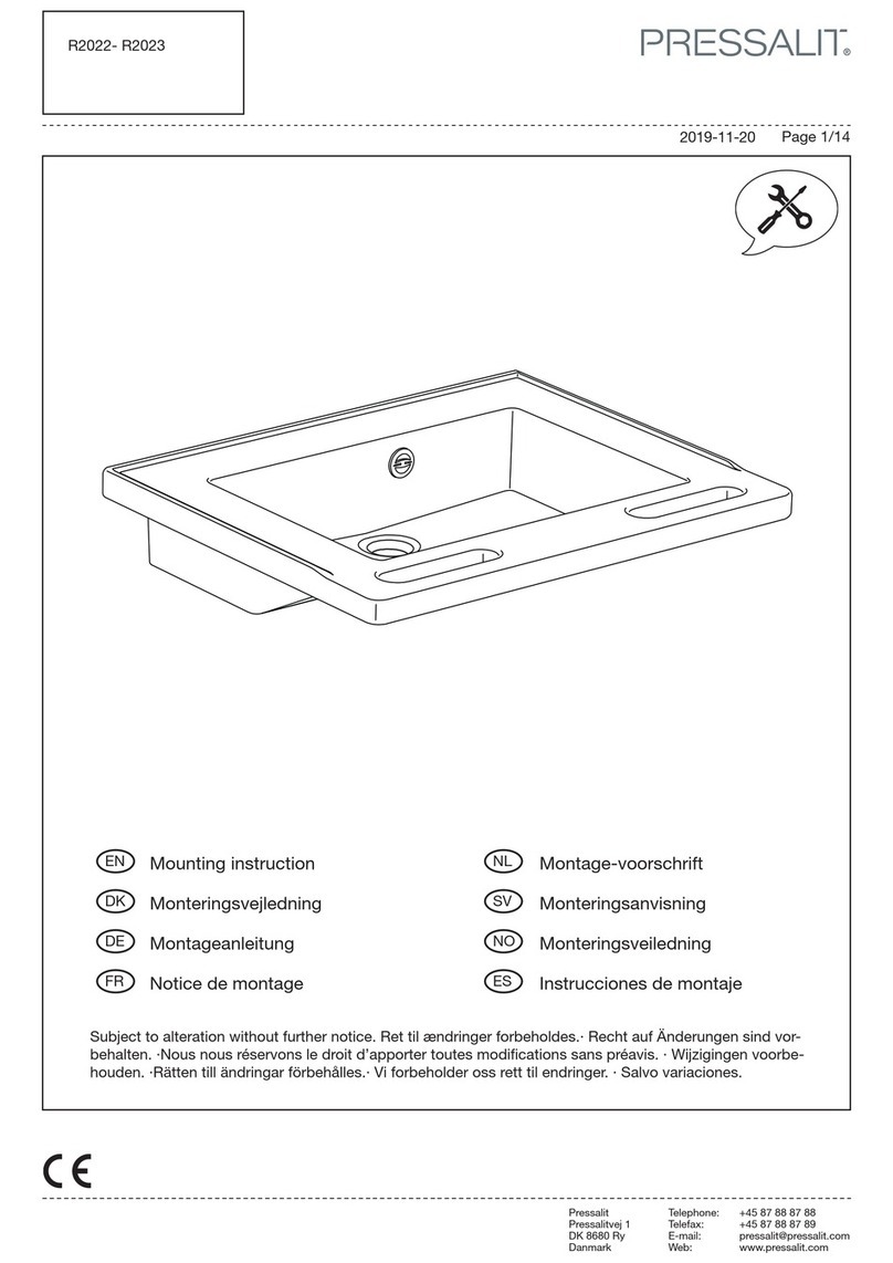 Pressalit R2022 User guide