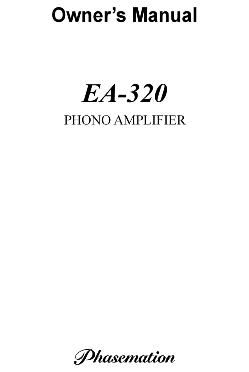 Phasemation EA-320 owner's manual