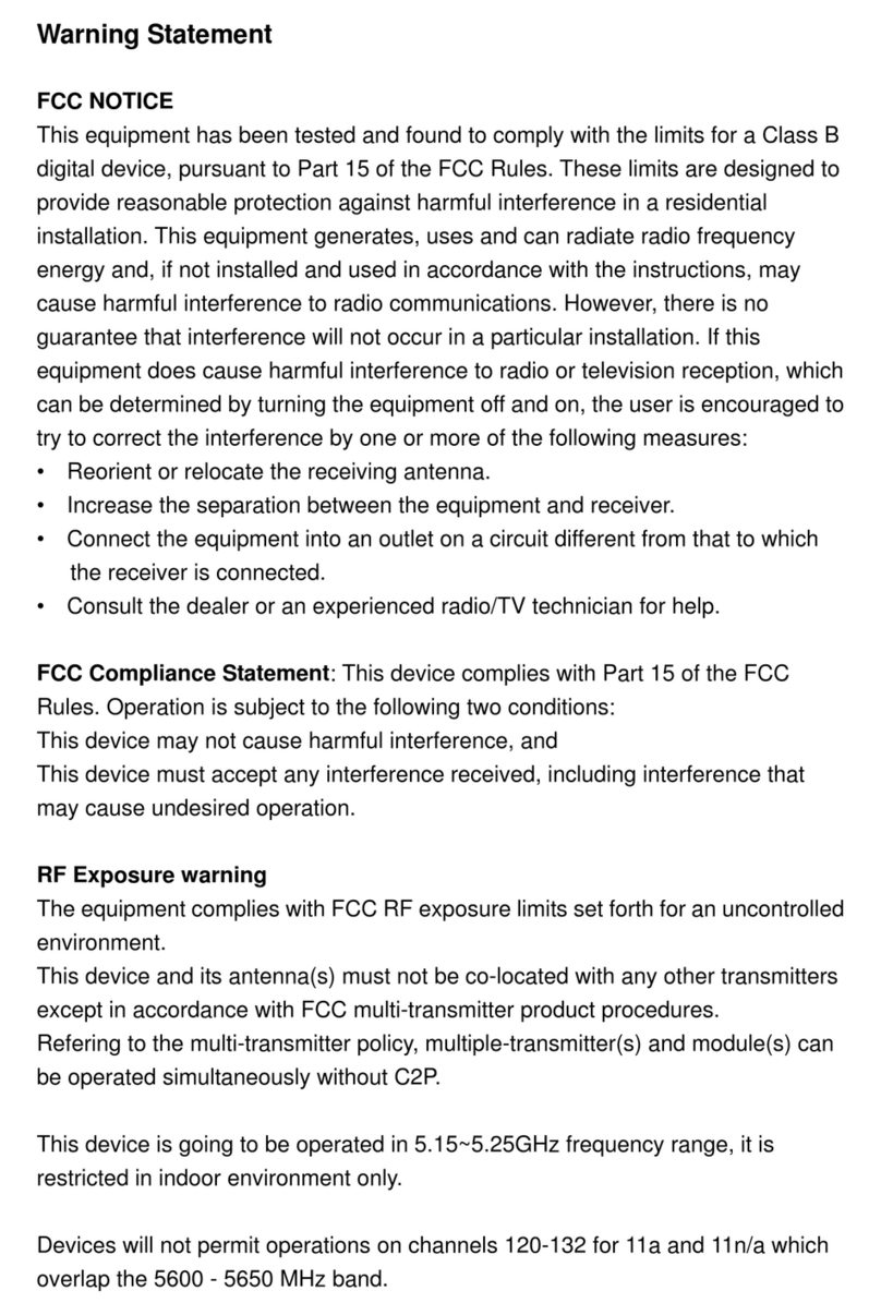 Proxim XB92WFR User manual