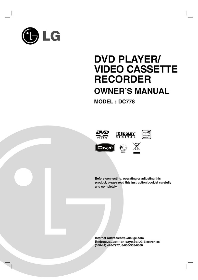 LG DC778 User manual