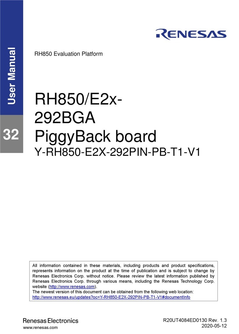 Renesas RH850/E2 Series User manual