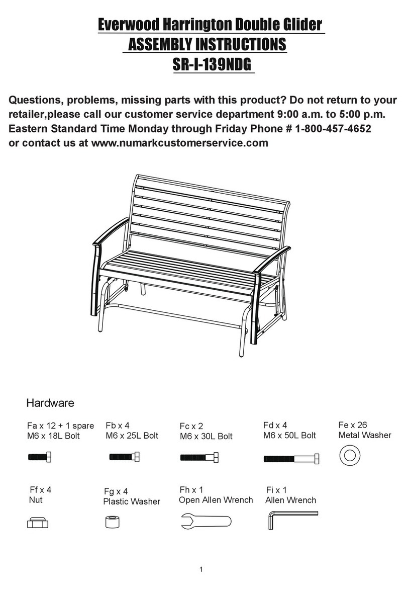 Numark Everwood Harrington SR-I-139NDG User manual