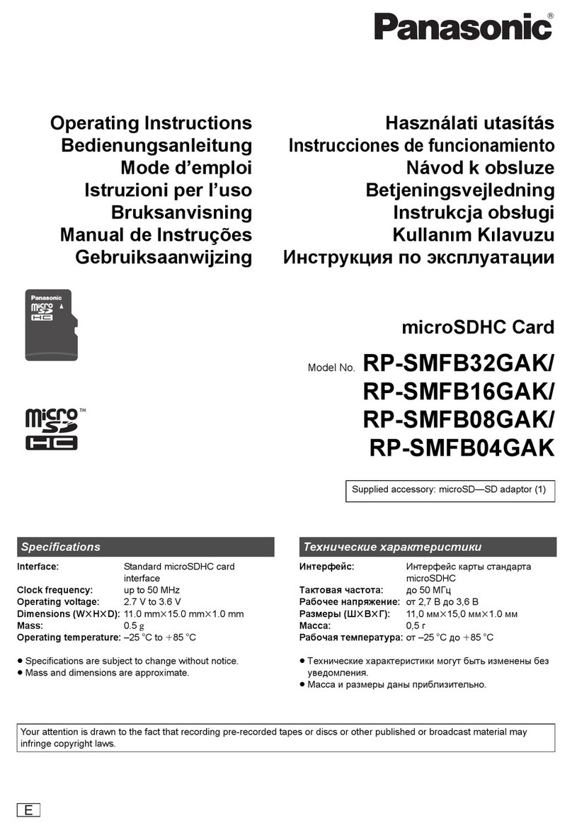Panasonic RP-SMFB32GAK operating instructions Panasonic RP-SMFB32GAK operating instructions