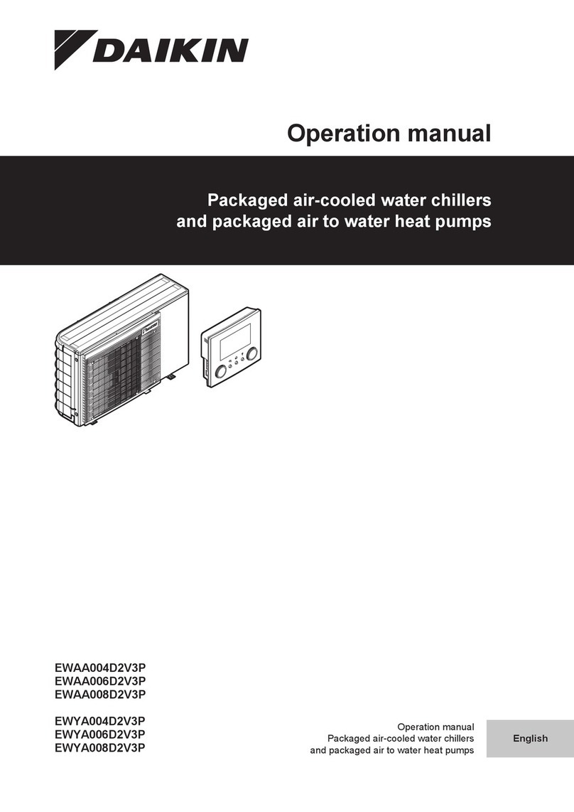 Daikin EWAA006D2V3P Operation manual