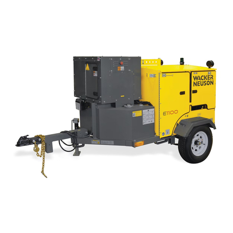 Wacker Neuson E1100 User manual