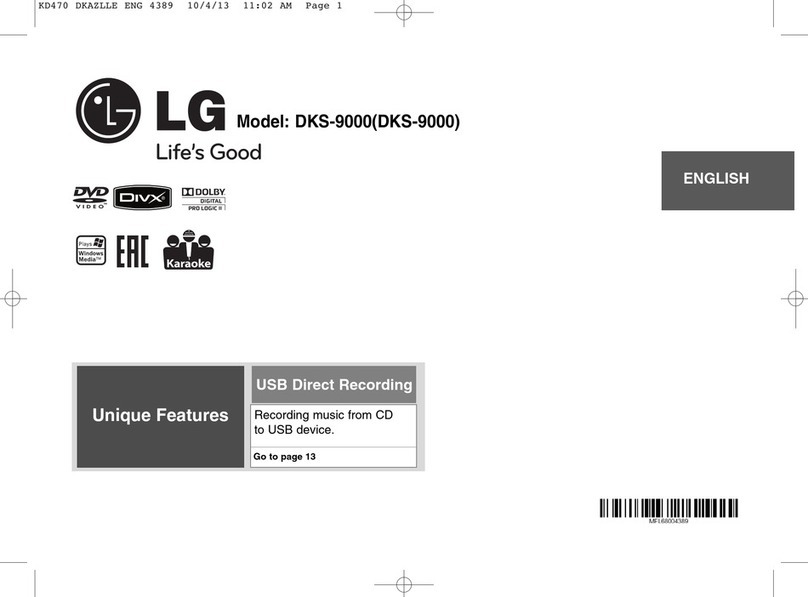LG DKS-9000 manual