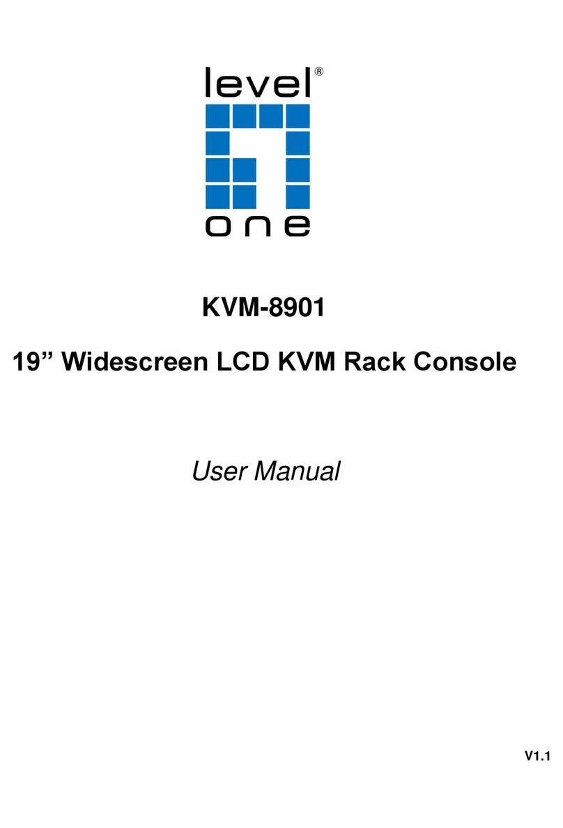 LevelOne KVM-8901US User manual