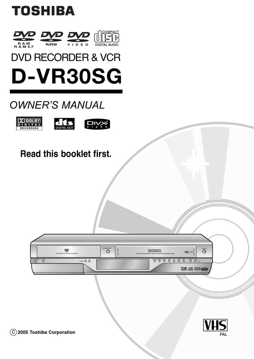 Toshiba D-VR30SG User manual
