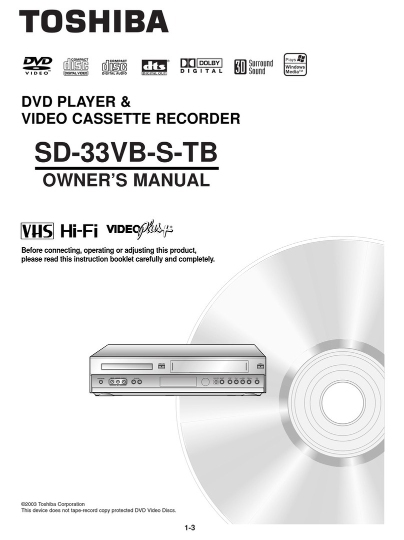 Toshiba SD-33VB-S-TB owner's manual