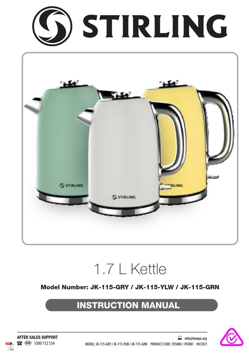 Stirling JK-115-GRY instruction manual