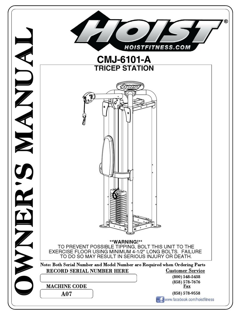 Hoist Fitness CMJ-6101-A owner's manual