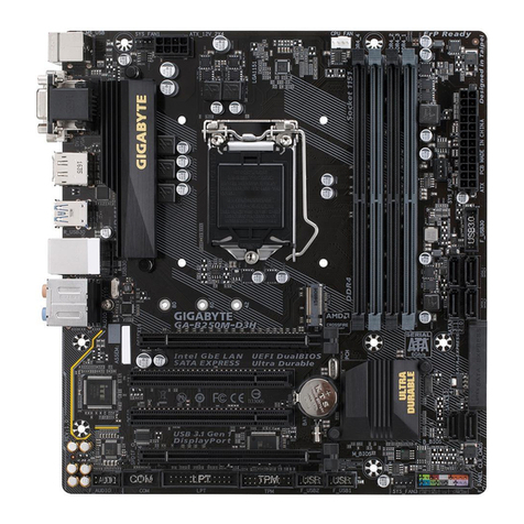Gigabyte GA-B250M-D3H user manual