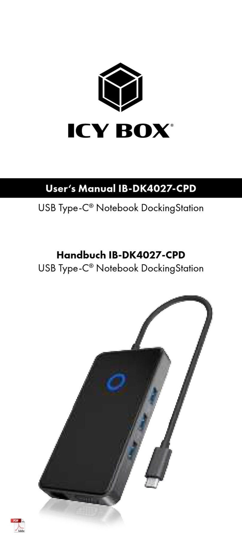 RaidSonic Technology ICY BOX IB-DK4027-CPD user manual