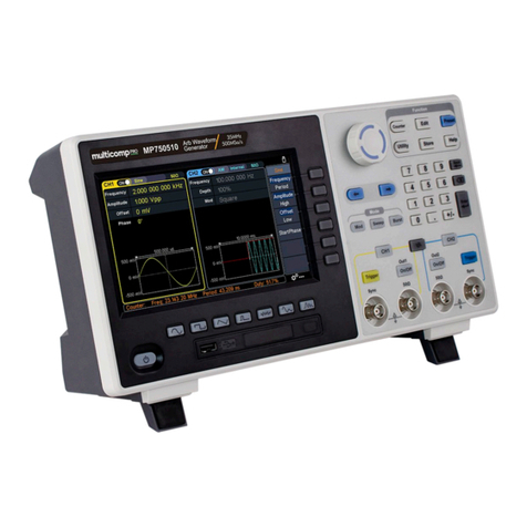 multicomp MP7505 Series user manual