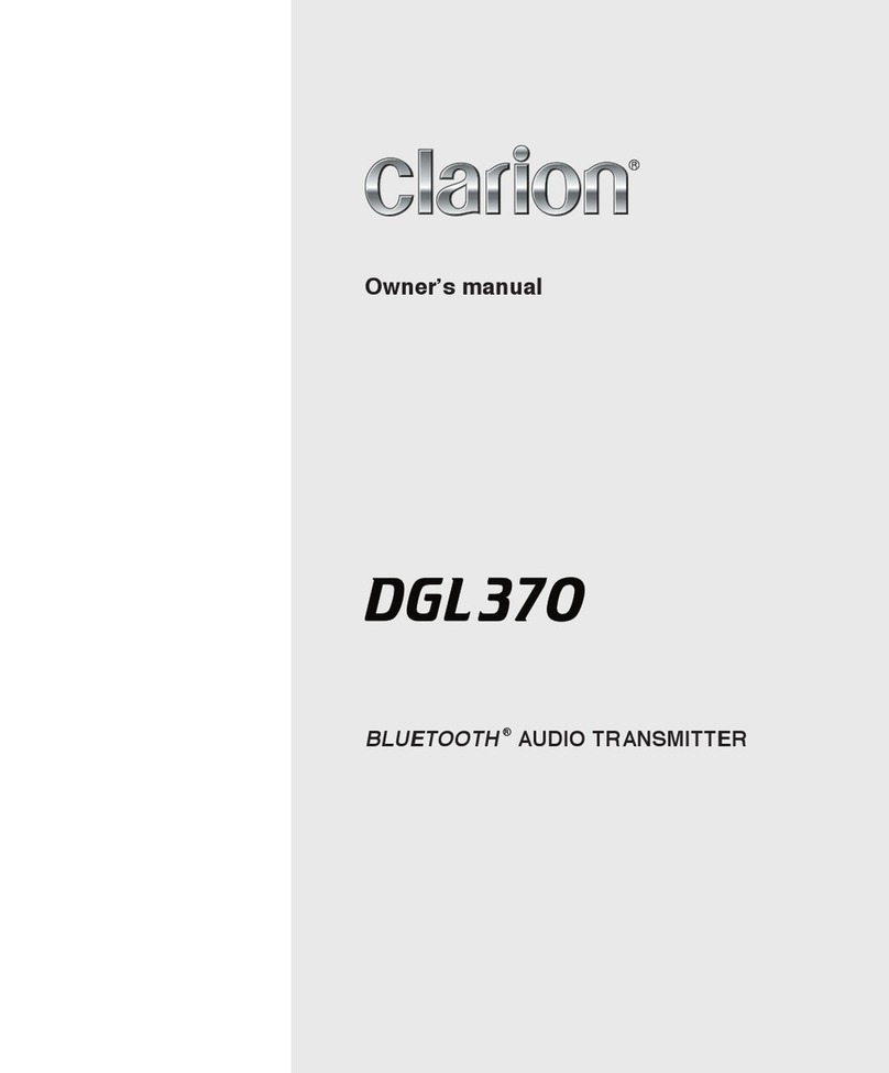 Clarion DGL370 owner's manual