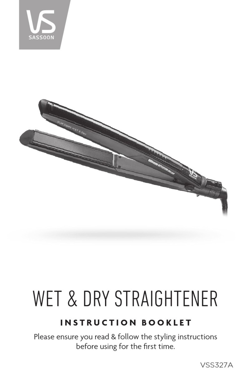VS Sassoon VSS327A User manual