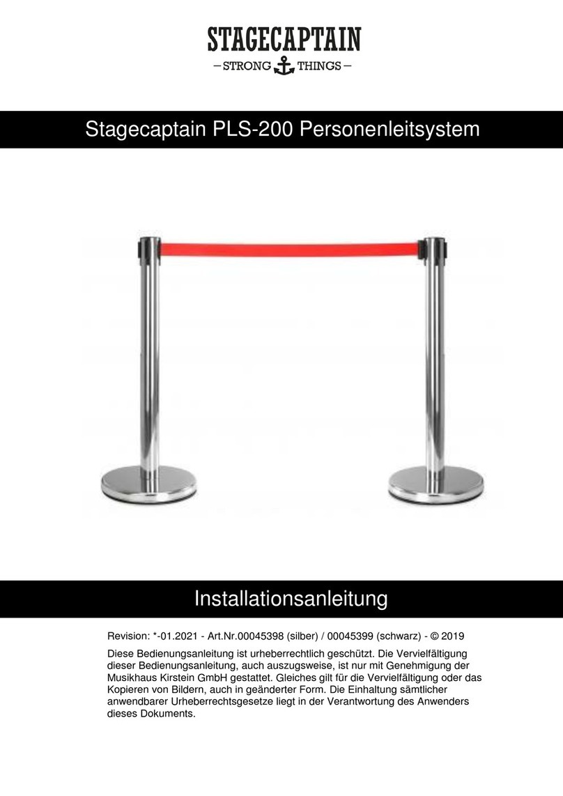 Stagecaptain PLS-200 installation manual