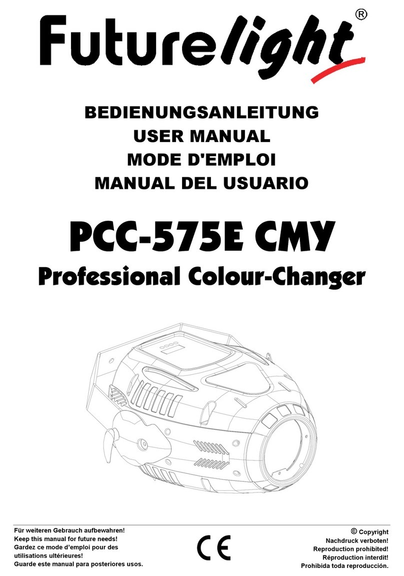 Future light PCC-575E CMY user manual Future light PCC-575E CMY user manual