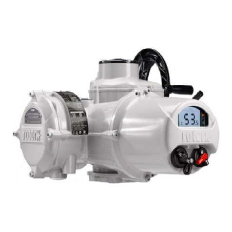 rotork IQ70 F25 B4 Instructions for Safe Use, Installation, Basic Setup and Maintenance