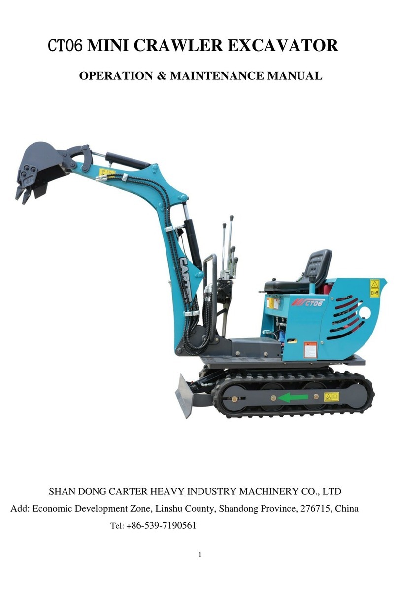 Carter CT06 Operation & maintenance manual