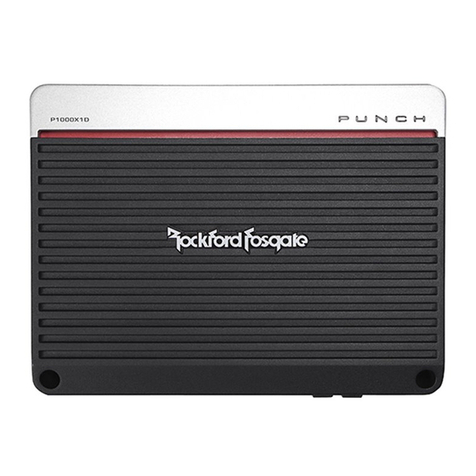 Rockford Fosgate PUNCH P1000X1D Guide