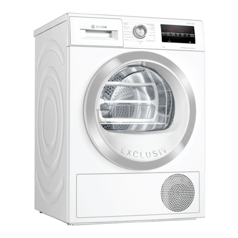 Bosch WTW85439EP Installation and operating instructions