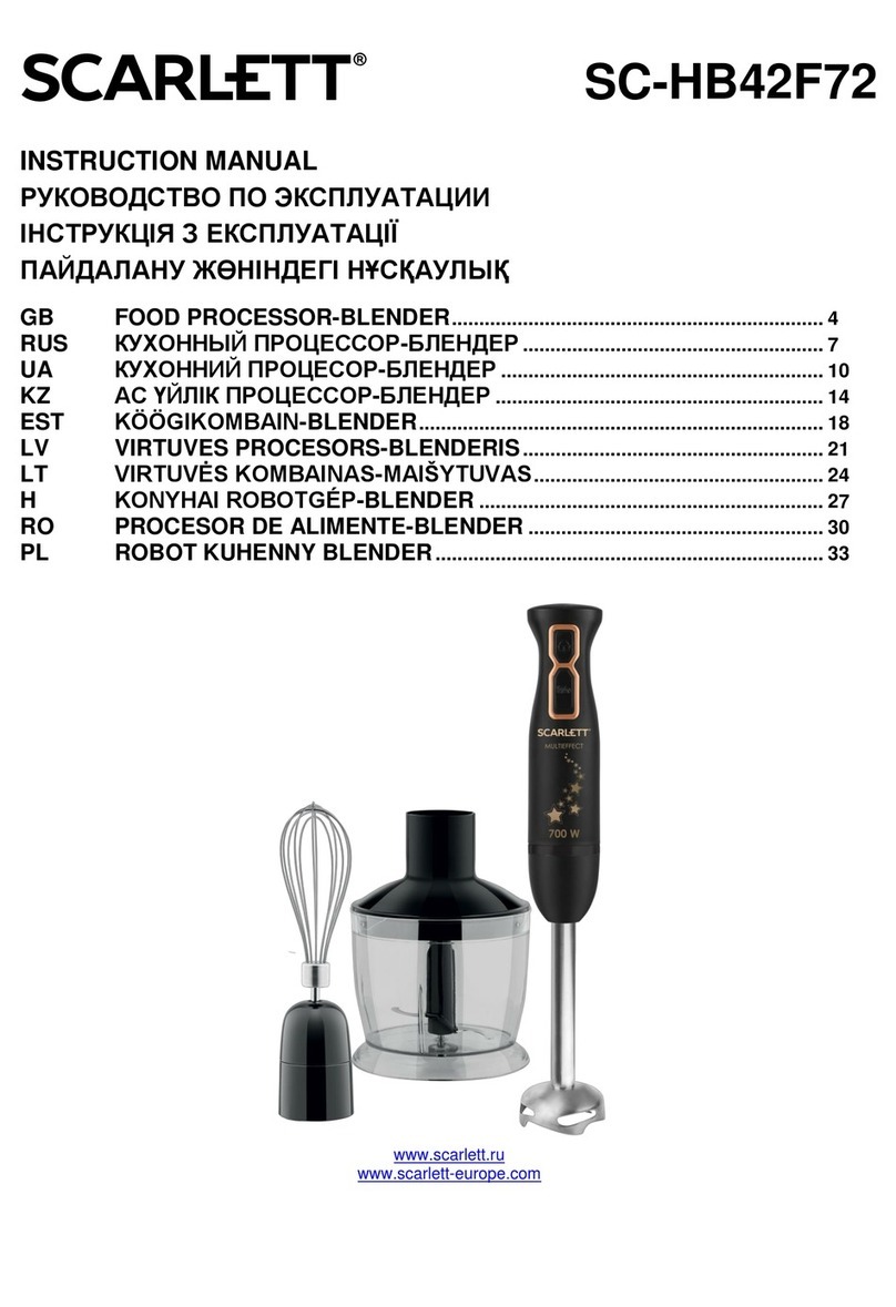 Scarlett SC-HB42F72 User manual