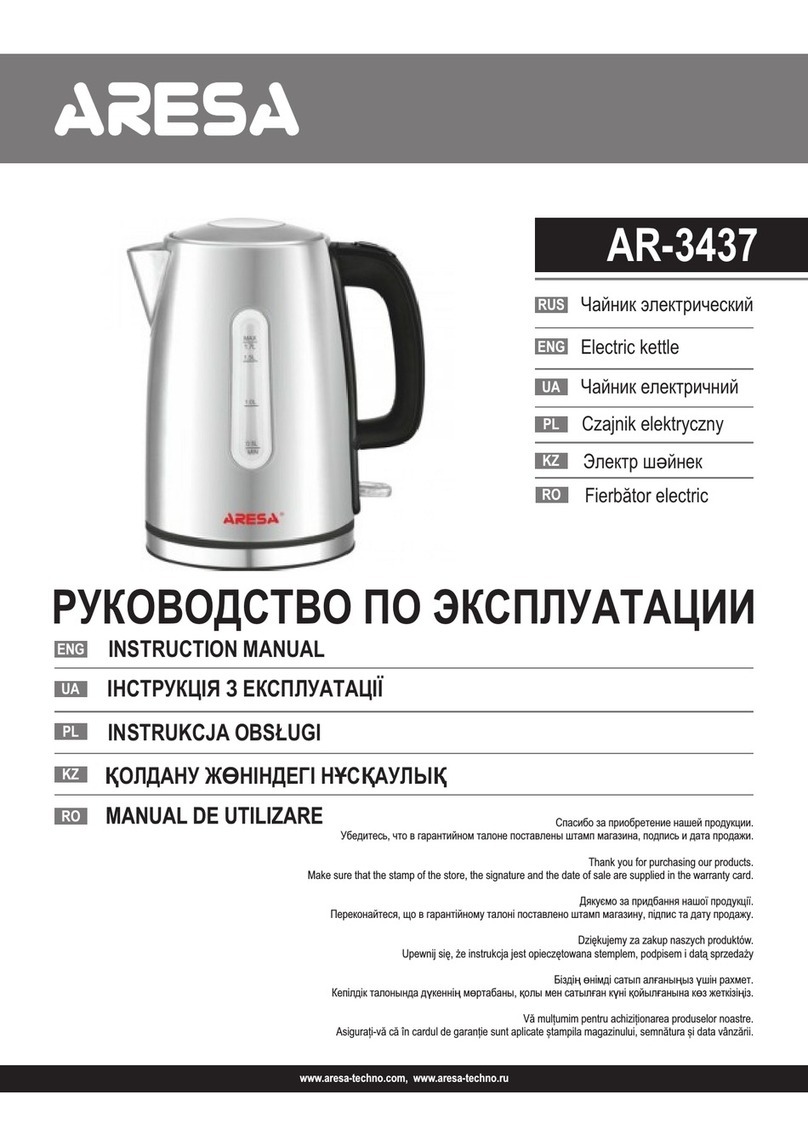 ARESA AR-3437 User manual ARESA AR-3437 User manual