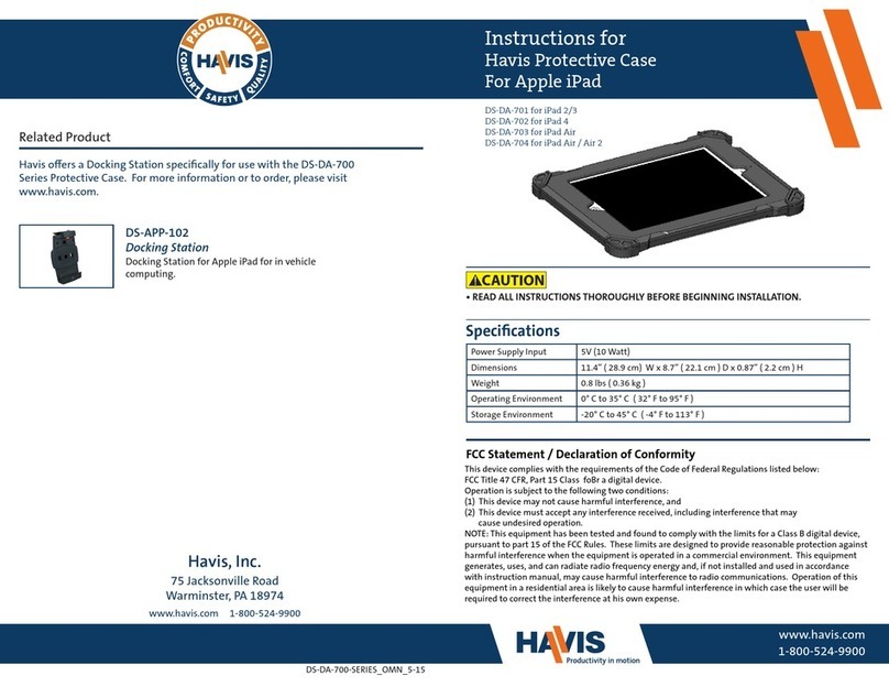 Havis DS-DA-700 instructions